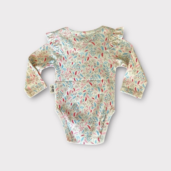 NWTS The Elk, boutique brand long sleeve onesie with ruffles - Picture 5 of 5